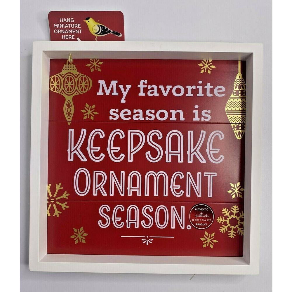 2020 Hallmark Keepsake Ornament Season Sign Block U73/6473